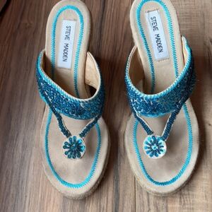 Steve Madden Womens Wedge Sandals
